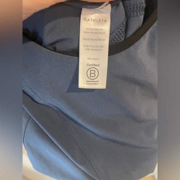 Athleta Featherweight Stretch Cargo Jumpsuit – NWOT, Small, Blue, Sold Out - Picture 5 of 6
